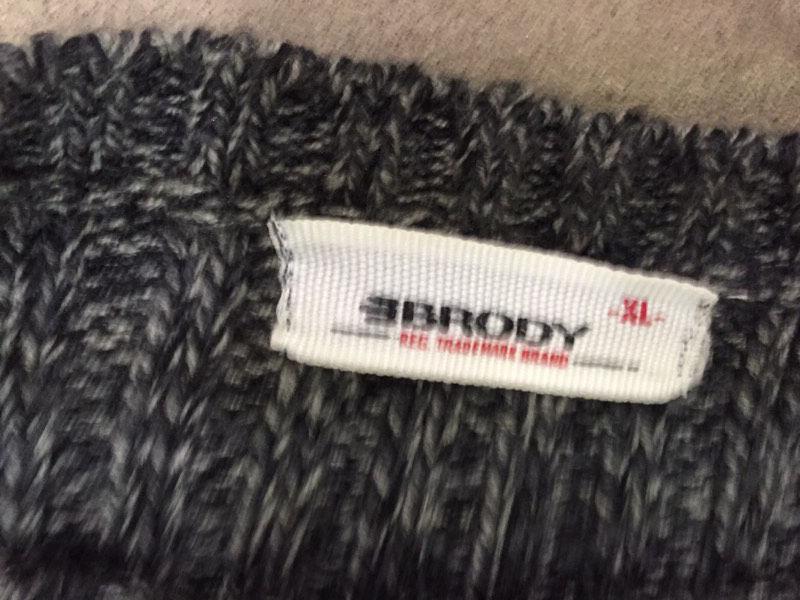 Brody Men's Grey Sweater For Sale