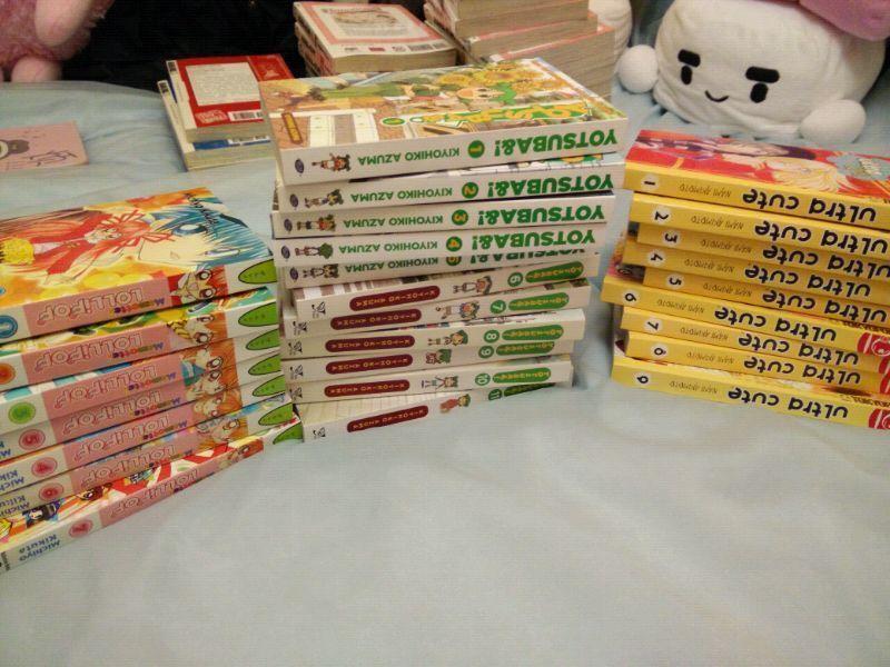 Ultra Cute, Yotsuba&! And Mamotte!Lollipop Manga Books
