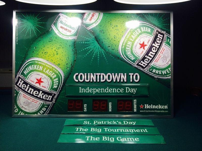 Heineken Advertising Countdown publicité Hard To Find !!!!