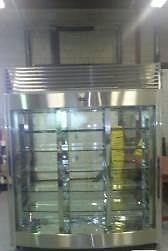 Chalon 3-door glass display fridge
