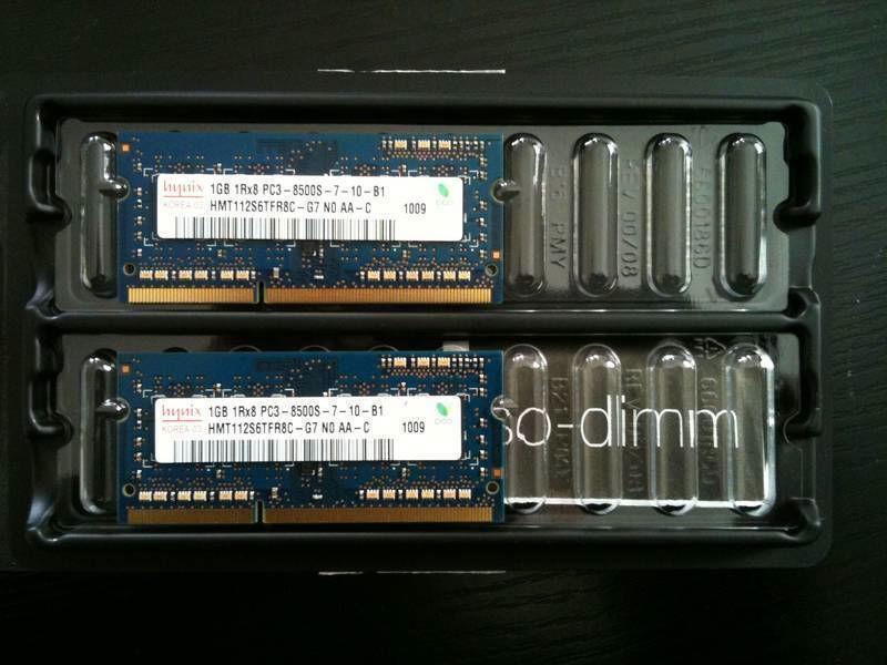 2GB (2x1GB) Genuine Apple RAM (pulled from aluminum macmini)