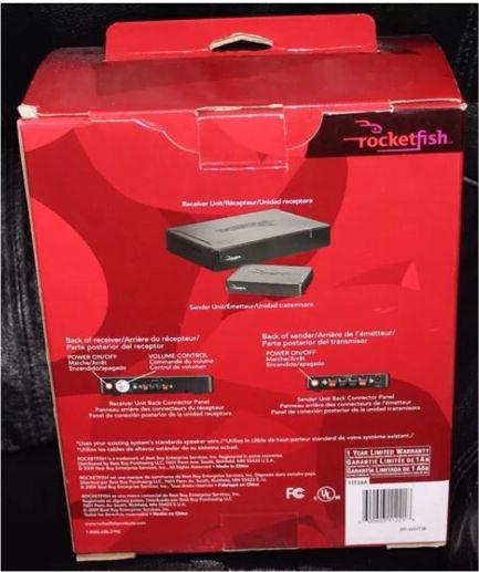 Rocketfish Rear Speaker Wireless (New)