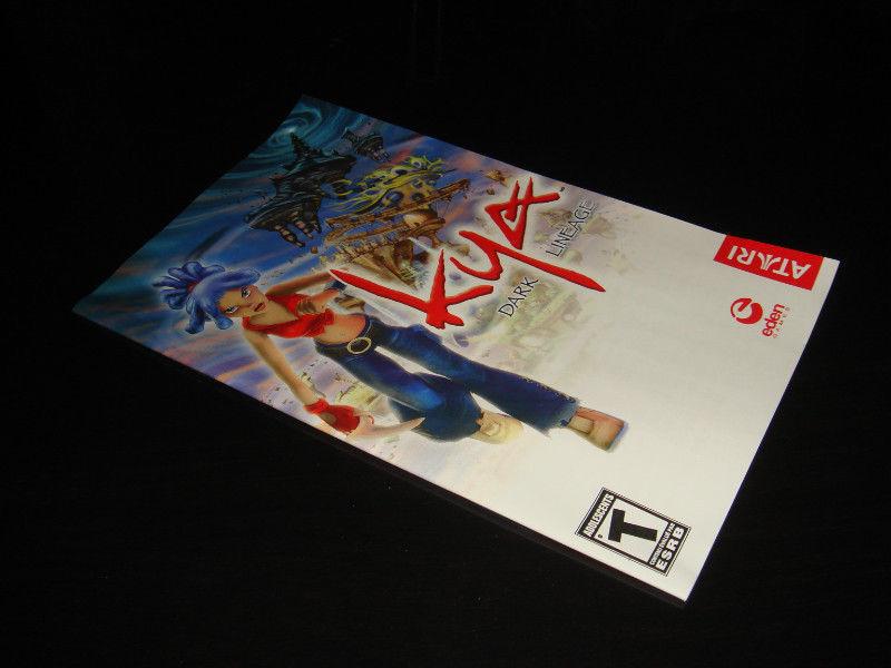 PS2-KYA-DARK LINEAGE-MANUAL ONLY (COMPLETE YOUR GAME)