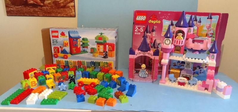 LEGO DUPLO, LOT DE 2 SETS, 6154 et 6051, COMPLET