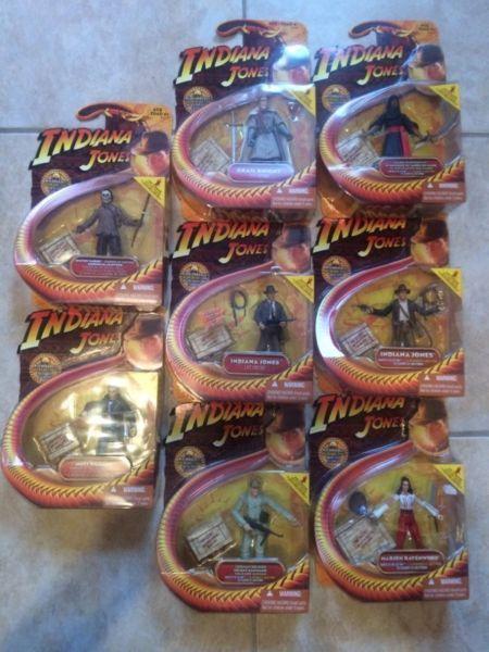Indiana Jones 8 figurines figures NEUF new