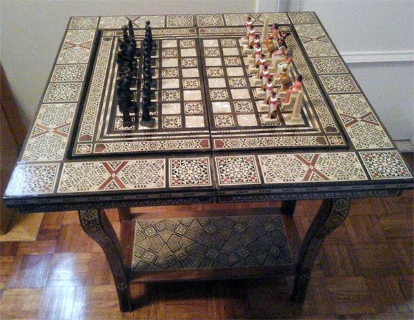 Game table from Morocco