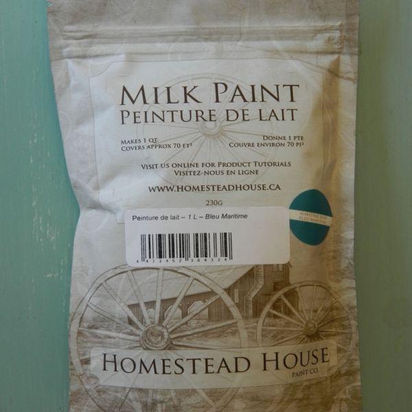Peinture de lait Homestead House pour finition ancienne