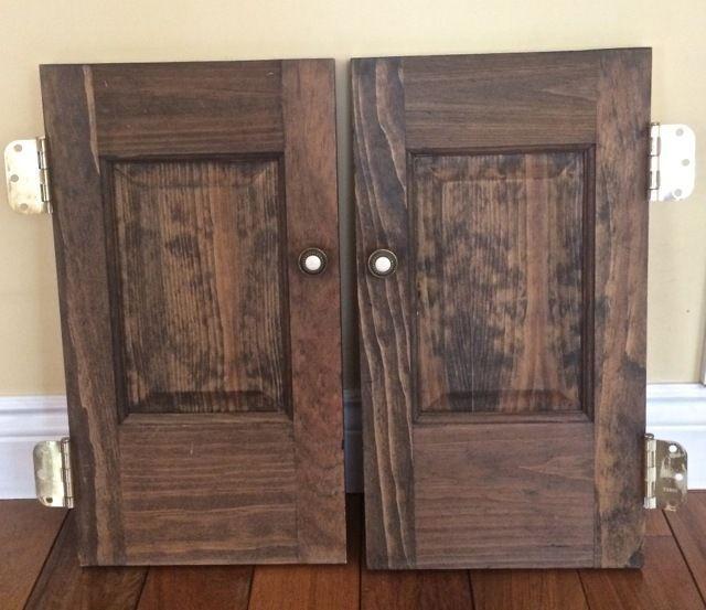 Oak wood wooden doors folding swinging closet glass windows