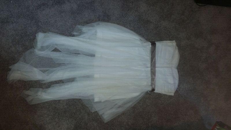 White grade dress