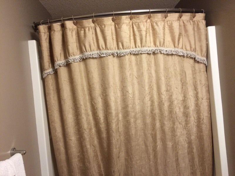 Fabric Shower Curtain and liner