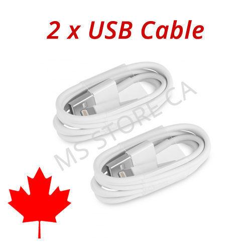 2 x 3FT USB Cable Charger 8 Pin iOS9 iPhone 5 / 5S/ 5C / 6 / 6S