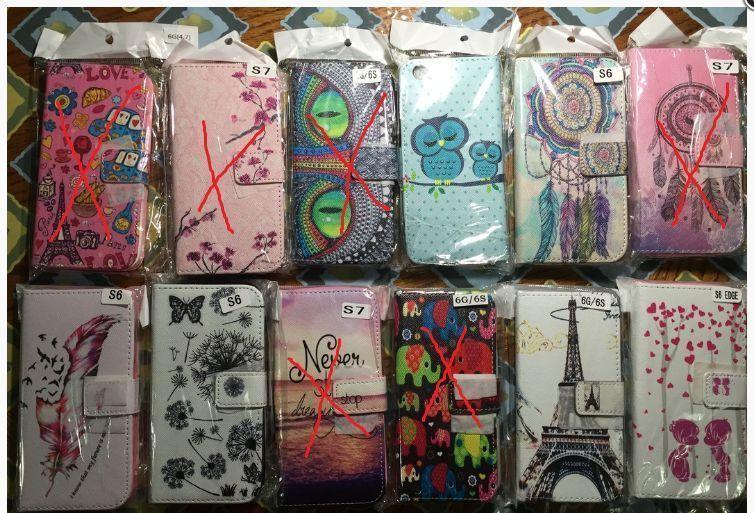 iPhone 5C 5S 5G 5SE 6S 5G 6S PLUS WALLET CASE