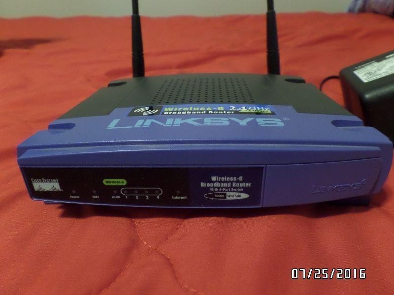 Linksys/Cisco WRT54G 54Mbps Wireless Router