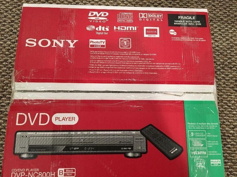 Sony multi disc CD/DVD player