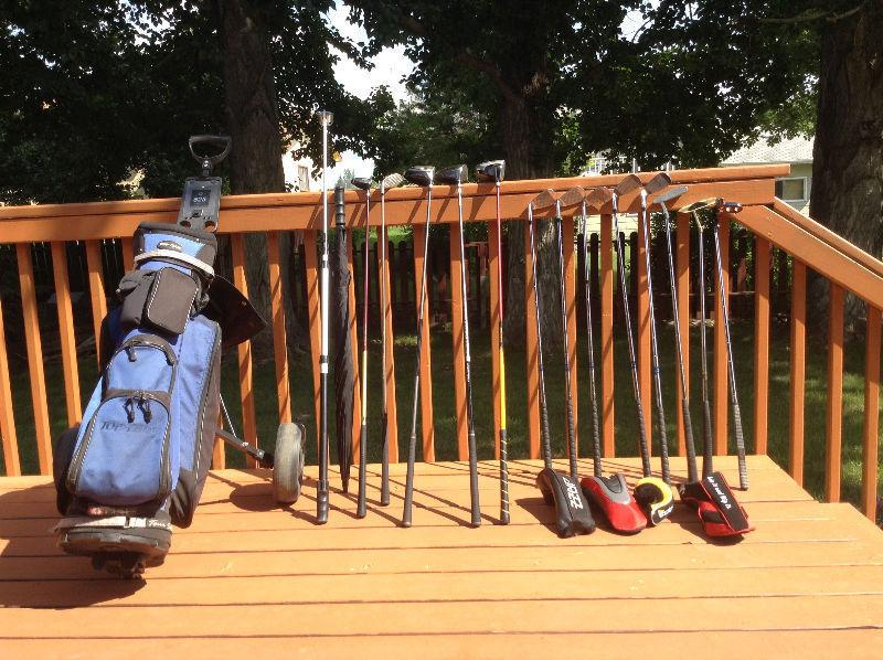 For Sale: Golf Bag and Various Golf Clubs