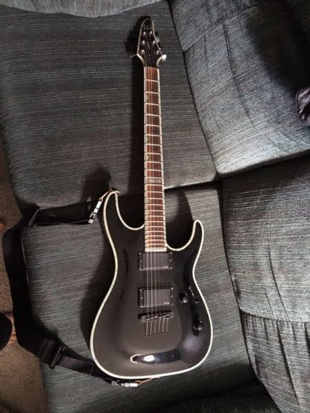 Black ESP LTD H1000 Delux Electric Guitar