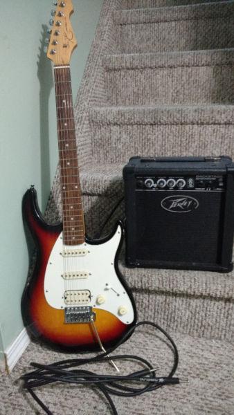 Electric Guitar with Amp!