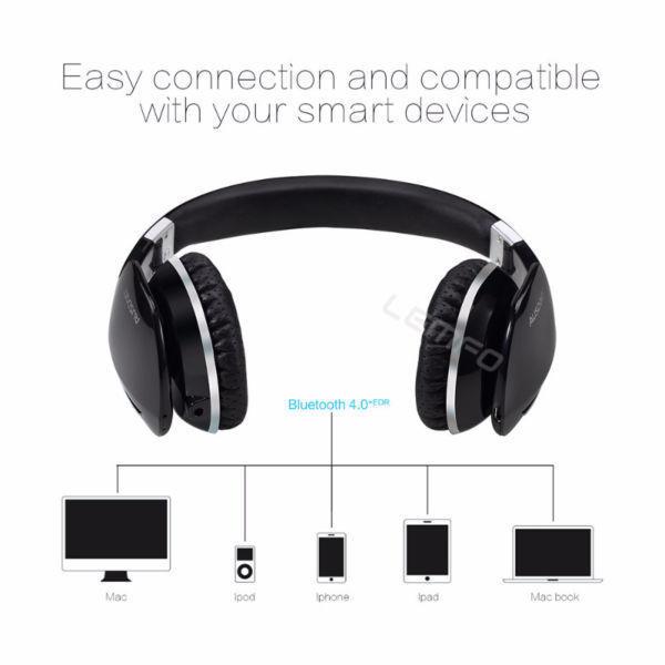 NEW.AUSDOM M07 Wireless Bluetooth Headset with 3.5mm Audio Cable