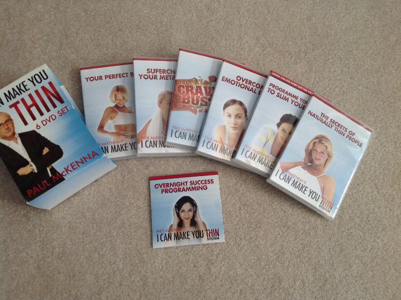 6 DVD set, I can make you thin by Paul Mckenna
