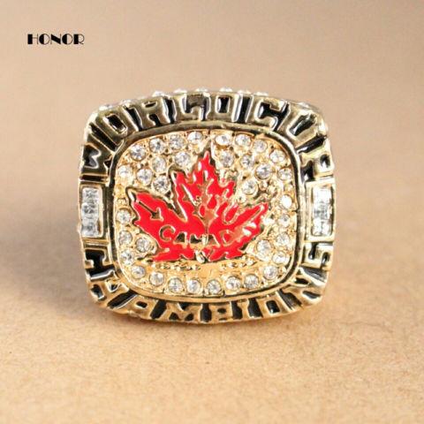 Team Canada and New York Rangers rings