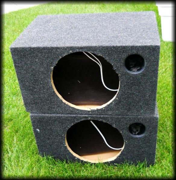 SUB BOXES -- PAIR ( THE HOUSING )