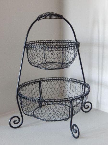 Two Tier Basket (Sold Pending Pickup)