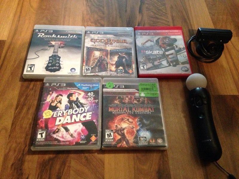 PS3 games. Eye & controller