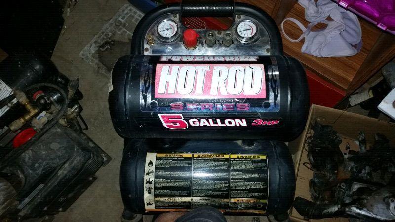 Hot Rod 5 gallon 3hp air compressor