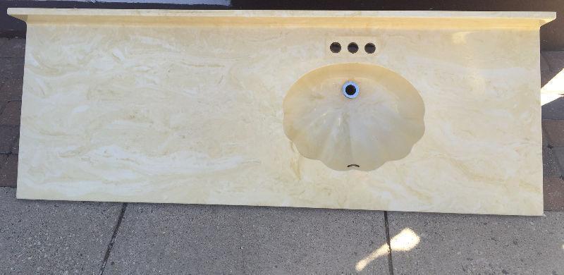 Marble vanity top 60 1/2