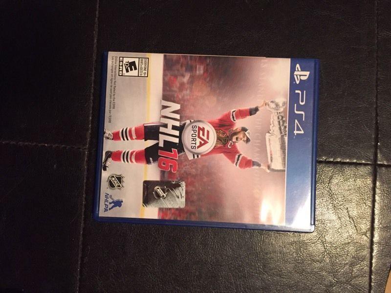 NHL 16 ps4 $20