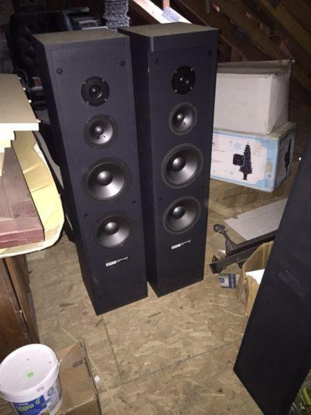 Large RCA Tower Speakers