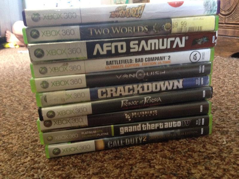 xbox 360 games, each for $5