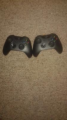 Two Xbox one wireless controllers