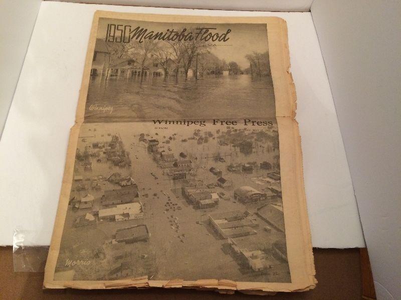 Vintage, Original Wpg Free Press - 1950