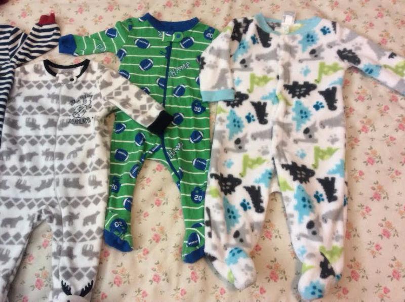 Excellent condition baby boy sleepers 3-6 months