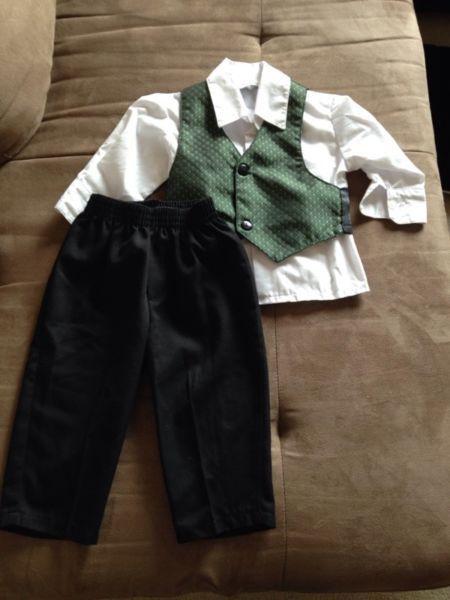 3 piece boys outfit