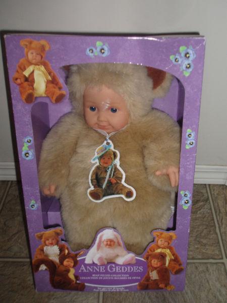 For sale Anne Geddes Bean Filled Collection Doll- Brand New in B