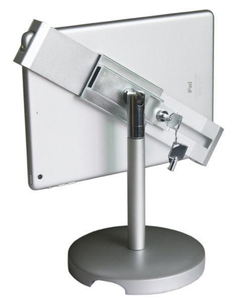 Universal Tablet Desktop Anti-Theft POS Stand Holder Enclosure w