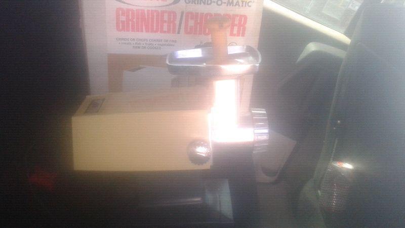 1/2 hp rival meat grinder and chopper