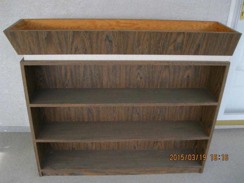 Bookcase with planter
