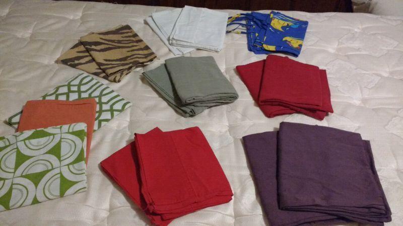 Pillow case sets $5 each set Excellent Condition Downsizing!