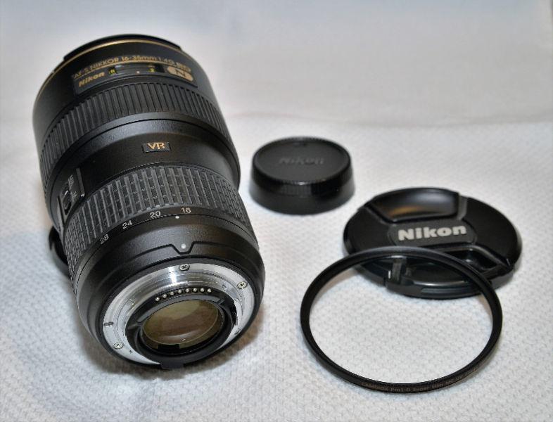 Nikon 16-35mm f/4G ED VR II AF-S IF SWM Nikkor Wide Angle Zoom