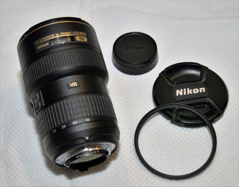 Nikon 16-35mm f/4G ED VR II AF-S IF SWM Nikkor Wide Angle Zoom