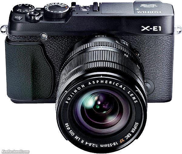 Fujifilm X-E1 16.3 MP with 18-55mm Lens - Black