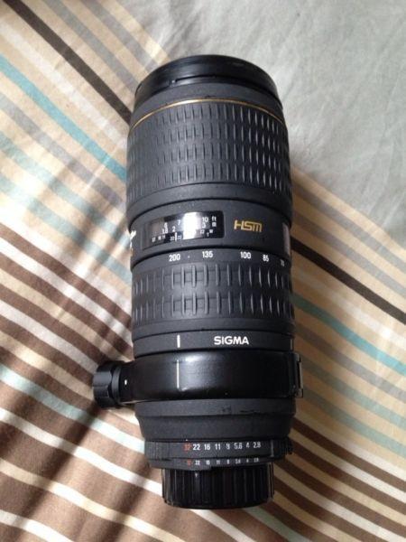 Sigma 70-200 F2.8 for Nikon