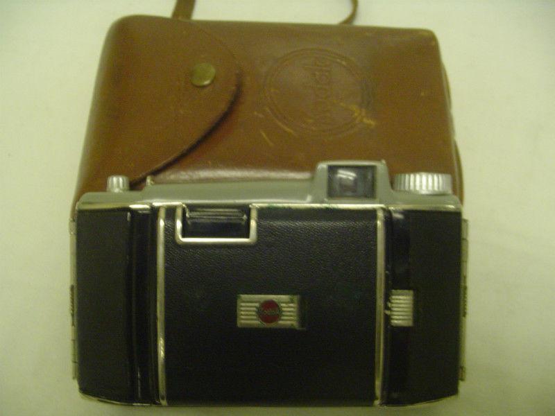 Vintage Antique Kodak Bellows Camera and Case