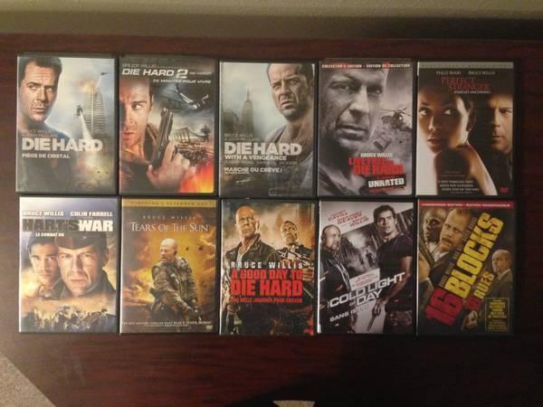 Bruce Willis Movie Collection ( 11 DvDs )