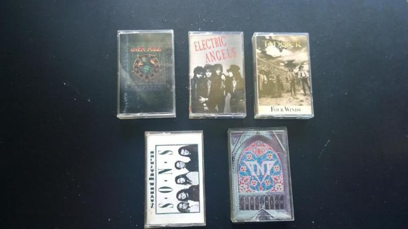 10 Rock Cassettes 1987- 1992