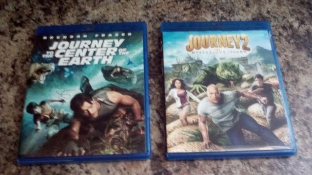 TWO JOURNEY TO CENTER OF THE EARTH BLU RAY DVD