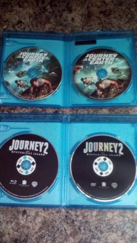 TWO JOURNEY TO CENTER OF THE EARTH BLU RAY DVD